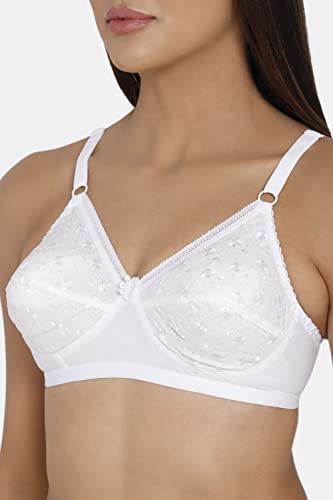 Image of Naidu Hall Women's Cotton Brassiere | Non-Padded | Non-Wired | Full Coverage | Regular Bra for Women 1 Piece