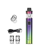 Vape Pen Starter Kit Vaptio Solo 2 KIT con 3000mAh Batería 2.0ml /4.0ml Todo en uno Estilo Vaporizador de cigarrillo electrónico No E Liquid No Nicotine (SOLO II KIT Camaleón)