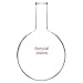 StonyLab Glass 2000 ml Long Neck Round Bottom Flask, Borosilicate Glass Heavy Wall Round Bottom Boiling Flask RBF with Long Neck, 2000 ml (2 L)