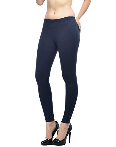 Image of Frenchtrendz Women's Skinny Fit Mid Rise Stretchable Cotton Spandex Jegging Pull On (XS-4XL)