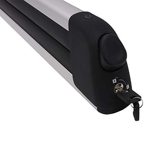 Universal Car Ski Snowboard Roof Racks,for 6 Pair Skis / 4 Snowboards,Lockable Fit Most Vehicles Equipped Crossbars