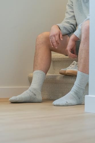 Strideline Basic Mid Length Socks | Quad-Ply Yarn Padding, Direct Compression and Zoned Cushioning, 1 Pack3