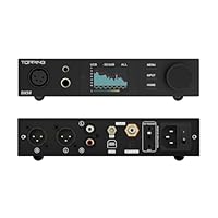 Topping DX5 II Vollständig symmetrischer DAC Kopfhörerverstärker Combo - Dual ES9039Q2M 10 Band PEQ DSD512 Native PCM768kHz 6,35mm SE 4,4mm symmetrisch 4pin XLR symmetrisch Ausgang (Schwarz)