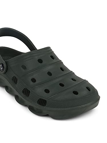 Image of Carlton London Men's Solid Comfortable Clogs with Backstrap