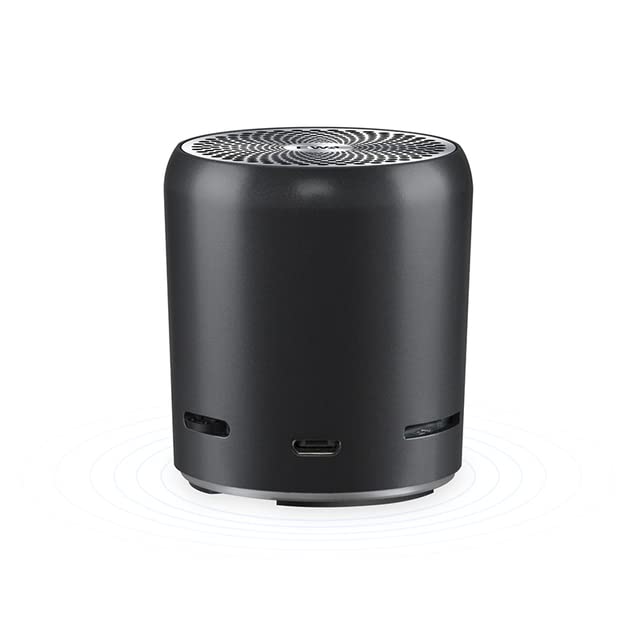 Electronics - EWA A107S Portable Wireless Bluetooth Speaker Heavy Bass Bomm Box Mini Subwoofer Phone Call Bluetooth Shower Speaker Remote Shot (Black)