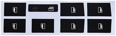 Car Air Conditioning Dash Button Sticker for Audi A4 B6 B7 2000-2008,Radio Dash Buttons Decal Replacement Stickers Auto Interior Accessories