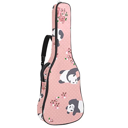 Sac à dos guitare étanche pour aller au cours de musique avec son panda
