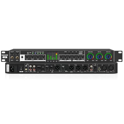 LX9 Professional KTV Digital Pre-stage Effector Anti-feedback Audio Processor Echo USB MP3 Bluetooth...