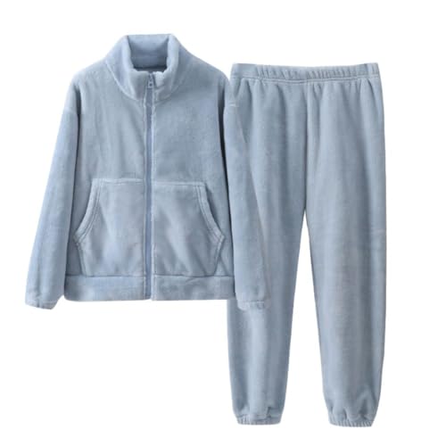 Ensemble pyjama en peluche enfant 4-12 ans avec veste polaire et pantalon confortable Valcatch
