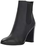 Kenneth Cole New York Women's Justin Heeled Ankle Bootie Boot, Black, 8.5 M US