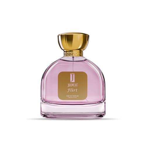 Image of JIDEN Luxury Flirt Women Eau De Parfum 100ml with Jasmine, Peony & Freesia Notes | Perfume For Woman - Aqua & Woody Long Lasting Smell -Gift for Valentine's Day | Gift For Girls, Women, Love