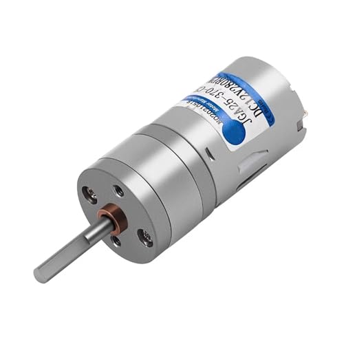Moteur à engrenages CC JGA25-370 pour robotique et domotique de maison