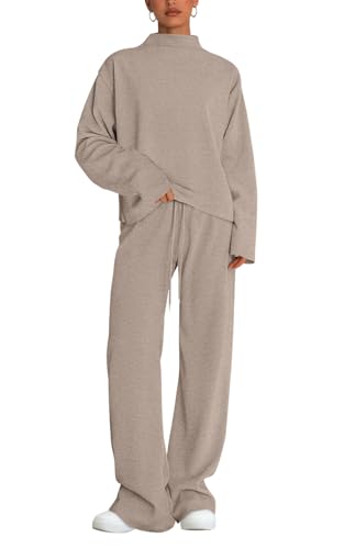 PRETTYGARDEN Two Piece Sets for Women Fall Sweatsuit Long Sleeve