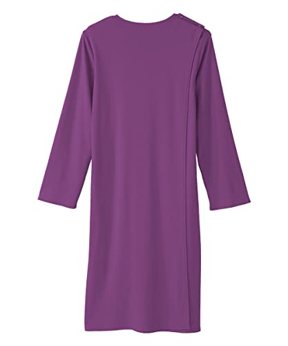 Silverts Open-Back Hospital Gowns for Women – Comfortable, Dignified, Easy Dressing for Seniors & Patients - Lace Trim4