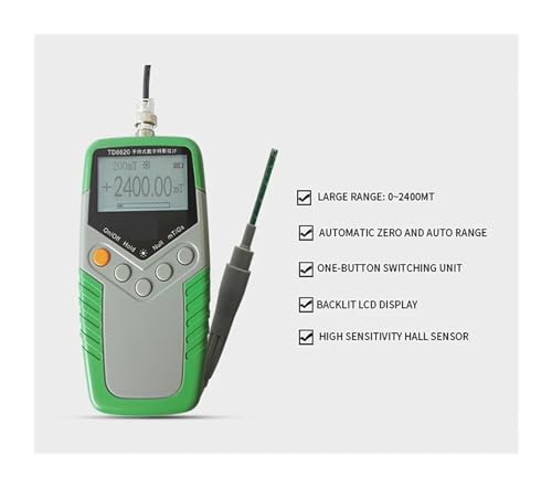 Medidor Gauss NURII Digital Portátil Preciso miniatura 5