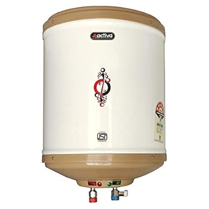 ACTIVA Amazon 10 L Instant 3 Kva Ivory 0.6 Mm Special Anti Rust Coated Wall Tank Geyser, Abs Top Bottom Comes With 2 Year Warranty (10 L)