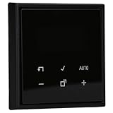 Lieferumfang: 1x Raumtemperaturregler TRDLS1790SW + 1x Rahmen LS981SWM (1-fach)