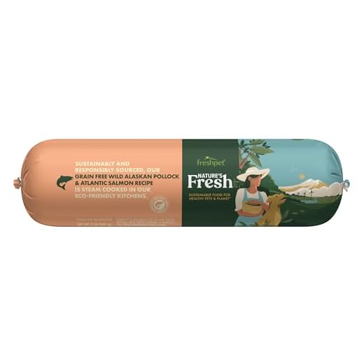 FreshPet Fresh Dog Food, Fresh Grain Free Wild Alaskan Pollock & Atlantic Salmon Recipe, 2 lb.