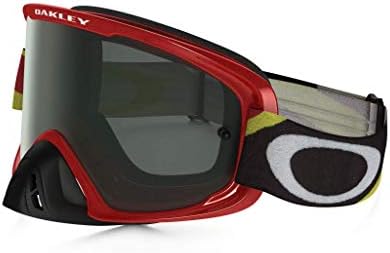 Oakley O2 MX Heritage Racer Adult Off-Road Motorcycle Goggles Eyewear - Red/Dark Grey/One Size Fits All