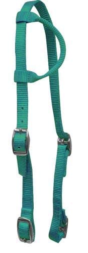 Pony Size Premium Nylon Single Ear Headstall (Royal Blue)