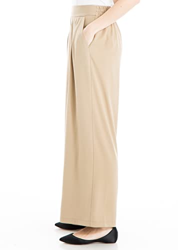 Max Studio Women's Wide Leg Pleated Front Trouser2