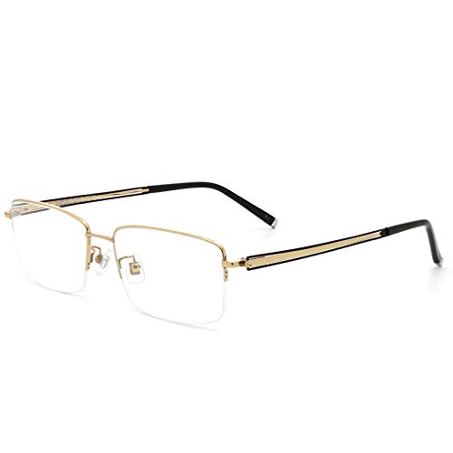 Okulary antyniebieskie i chroniące przed promieniowaniem UV dla mężczyzn i kobiet, lekkie i modne okulary progresywne Smart Zoom z wieloma ustawieniami ostrości (+ 1,00- + 3,50)
