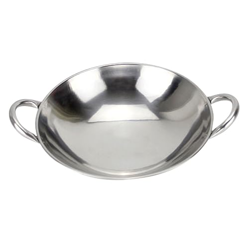 Wok de acero inoxidable 2 litros con doble mango miniatura 1