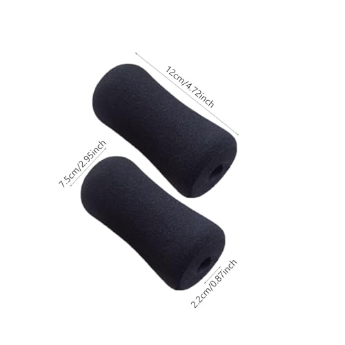 2 rodillos de espuma para ejercicio, cubiertas con agarre para equipos de gimnasio en casa miniatura 3