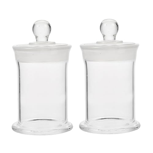 CIYODO 2pcs Thickened Laboratory Sealing Bottle Sample Bottle for Wine Brewing Easy Clean Borosilicate Vial