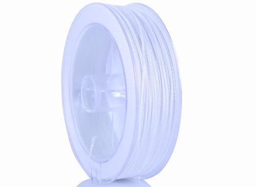 KONMAY 100 Yards 0.23mm Beading Thread for Seed Beads, 44lb. Strength Tested Beading Line, Micro-Fused String for Jewelry Making, Bead Weaving, Loom Work, Crafting