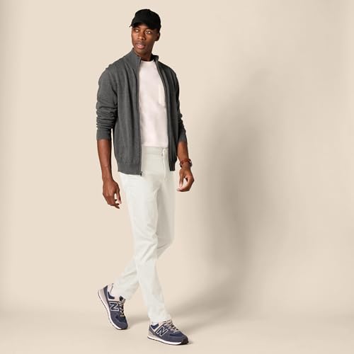 Image of Amazon Essentials Men's Slim-Fit Wrinkle-Resistant Flat-Front Stretch Chino Pant