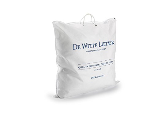 De Witte Lietaer Oreiller, Percale de Coton, Blanc, 60 x 60 cm