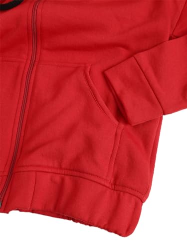 Image of Alano Unisex-Child Wool Blend Comfortable and Stylish Hooded Full Sleeve Lightweight Sweatshirt