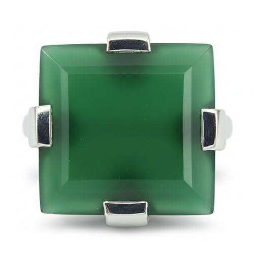 Bague en pierres précieuses argent sterling 925 fait main bague homme femme 47-70