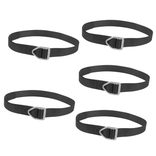 5pcs Canvas Belt for Men Women Military Hiking Belt Heavy Duty Work Unisex Outdoor Accessory