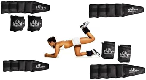 Kit Cross Fit Funcional com 02 Pares de Caneleira Peso Tornozelei...
