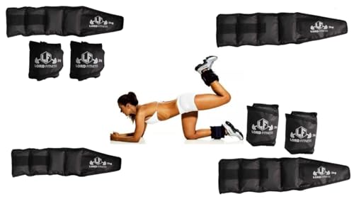 Kit Cross Fit Funcional com 02 Pares de Caneleira Peso Tornozelei...