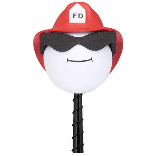 Coolballs Cool Firefighter Fireman Car, Truck, SUV Antenna Topper Auto Accessory