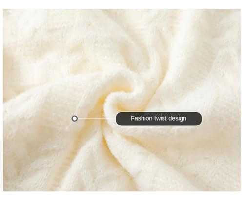 Men Cotton Crew Neck Sweater Ribbed Thick Warm Jumper Sweater Long Sleeve Pullover Top4