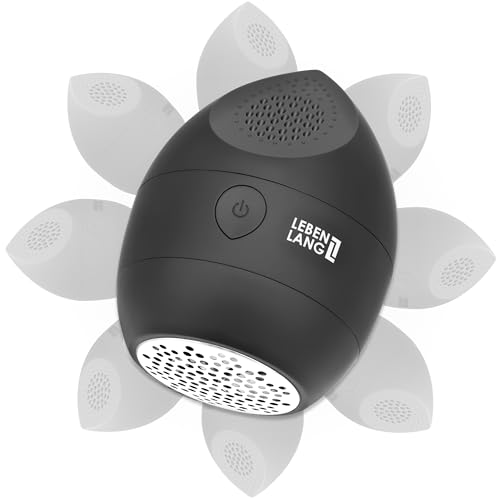 LEBENLANG Mini quitapelusas electrico Recargable - Incl. Cuchillas de Repuesto & Cepillo de Limpieza I Maquina Quita Pelusas Ropa Quitar Bolas para Ropa Lint Remover Tira borbotos Quitabolas Bolitas