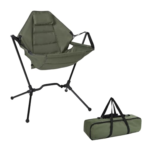 Chaise de camping à bascule en aluminium robuste pour terrasse et jardin - 2