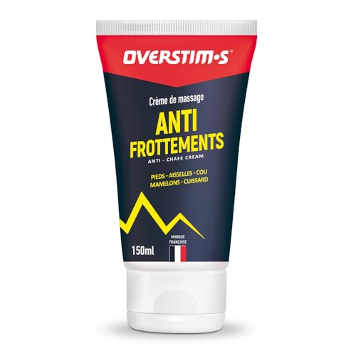 Overstim.s – Crema antifricción (150 ml) – Actividades deportivas – Protege eficazmente contra la fricción (muslos, axilas, cuello, pezones, muslos, pies...)