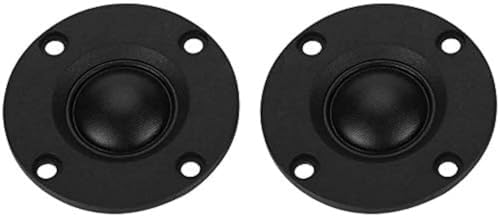 2Pcs Tweeter Treble Speaker HiFi Loudspeaker 30W 6Ω Silk Film Dome Tweeter Full Range Audio Speaker