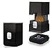 Sooez Heavy Duty MTG Deck Card Box with Dice Storage, 100+ Deck Case Boulder, Perfect Deck Holder for MTG Commander/YuGiOh/TCG and Sports Cards (Black)