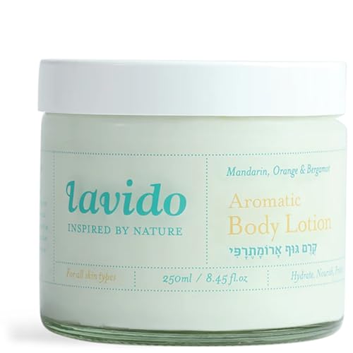 Lavido - Natural Aromatic Body Lotion | Clean, Non-Toxic Skincare (Mandarin, Orange & Bergamot, 8.45 fl oz | 250 ml)
