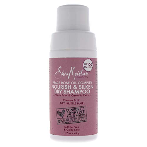 Shea Moisture Peace Rose Nourish and Silken Dry Shampoo By Shea Moisture for Unisex - 1.7 Oz Dry Shampoo