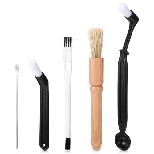 5 Pcs Coffee Grinder Cleaning Brush Set