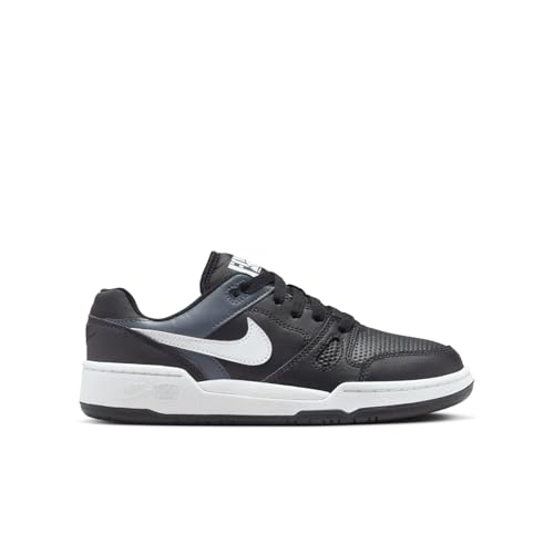 Nike Full Force Low Big Kids' Shoes (FV5929-001, Black/Anthracite/Sail/White) Size 6