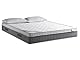 EVERGREENWEB - Doppelbettmatratze 160x200 25 cm Höhe mit integriertem Topper aus Memory-Schaumstoff H2 H3 Ergonomische 7-Zonen MEDIZINISCHES PRODUKT ‍+ 2 Kostenlose Kissen, Weiße MASSAGE-Effekt Gewebe