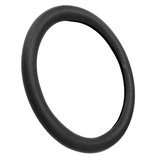 Lotbun Auto lenkradbezug Universal 32–42cm, Weiches Rutschfestes Silikon, Steering Wheel Cover, Lenkradhüllen, Lenkradschutz Auto (Schwarz)